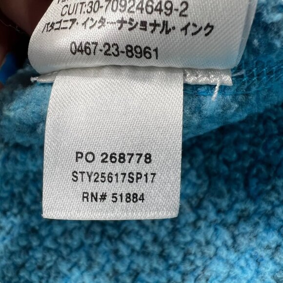 Patagonia Women's Quarter Zip Better Sweater Turquoise Blue Size Medium - Picture 7 of 8